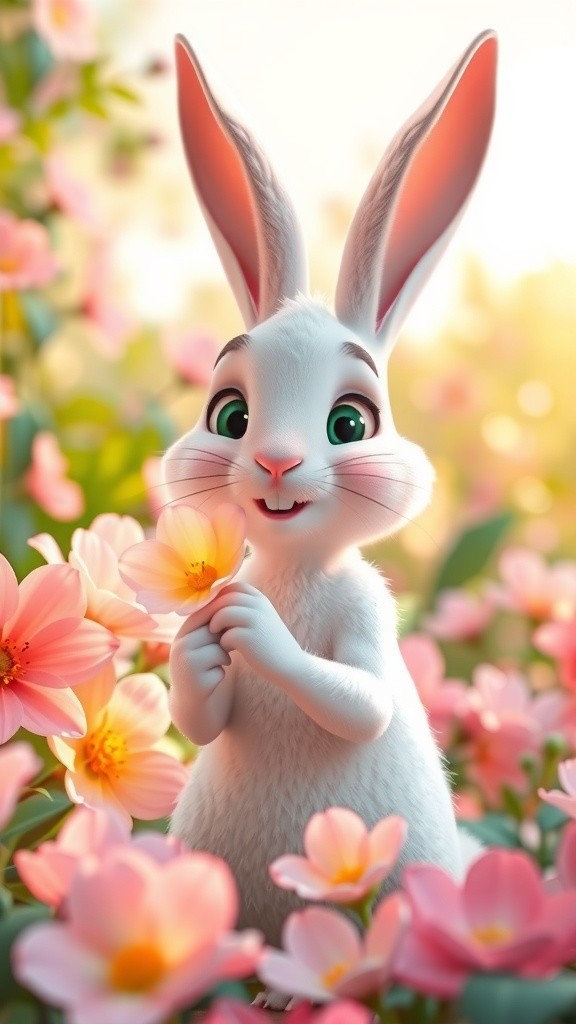 The Kind Bunny Helps a Friend