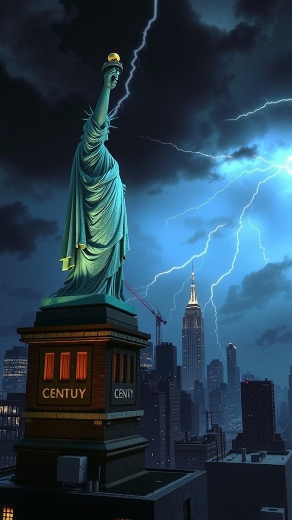 Hulk-Inspired Green Giant's Epic Destruction