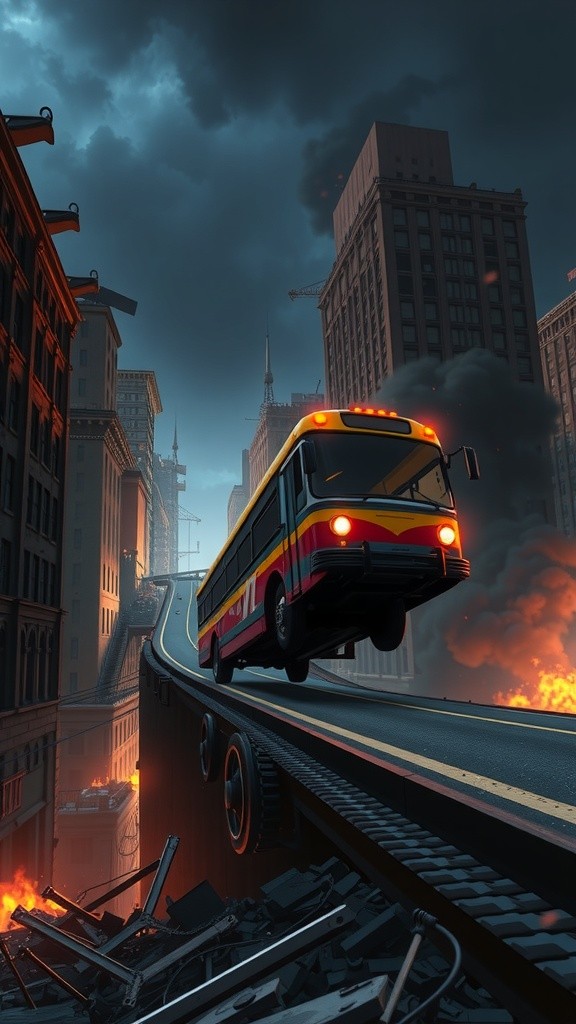 Epic City Rescue: A Superhero's Strength