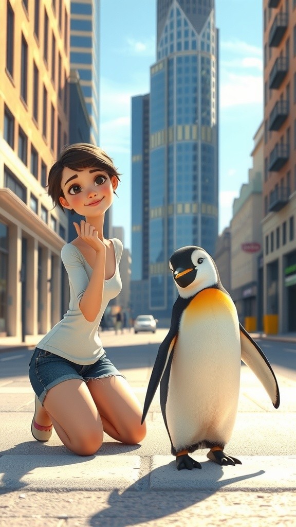 A Penguin and Me: Learning German Together!