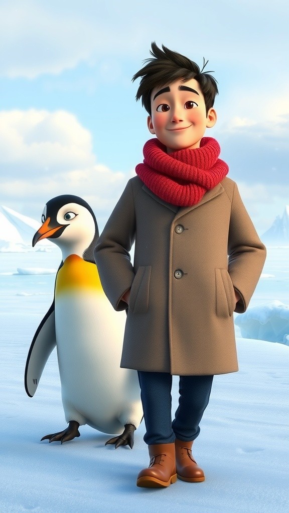 Learning German with a Penguin