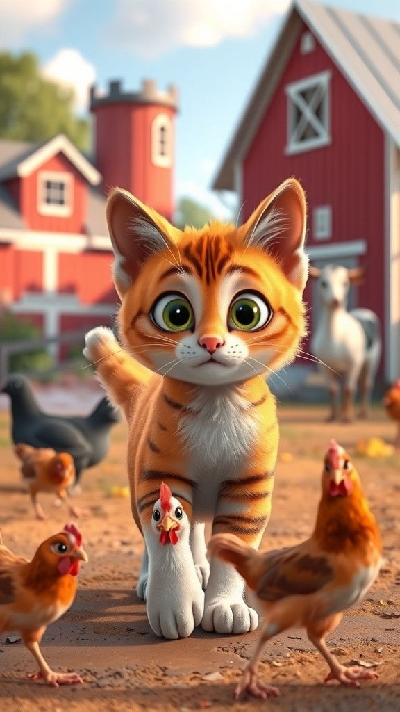 Meet the Hardworking Farm Cat