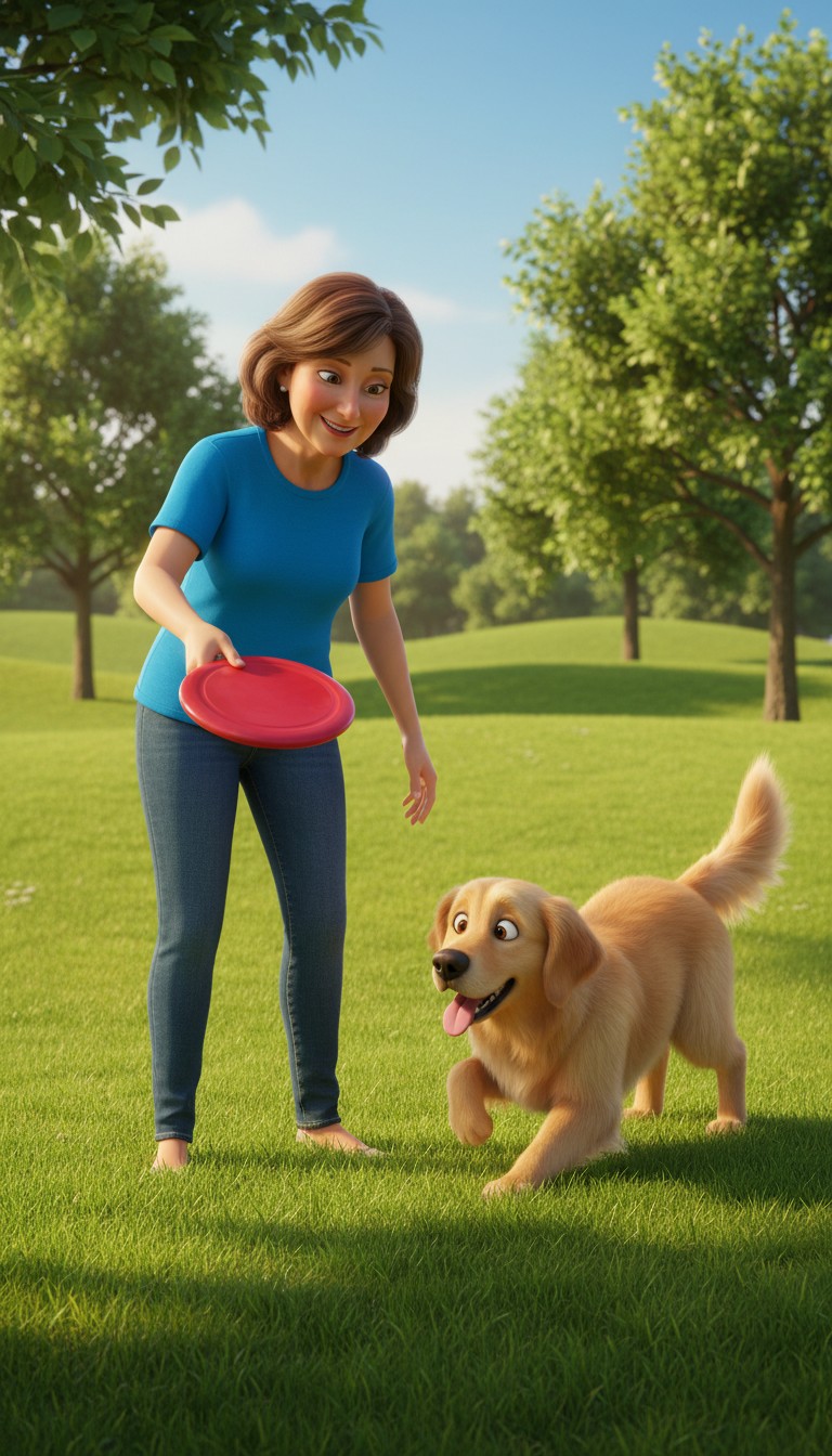 Dog Fetching with a New Toy