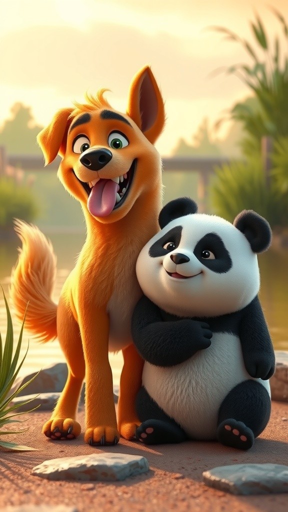 Unexpected Friends by the River