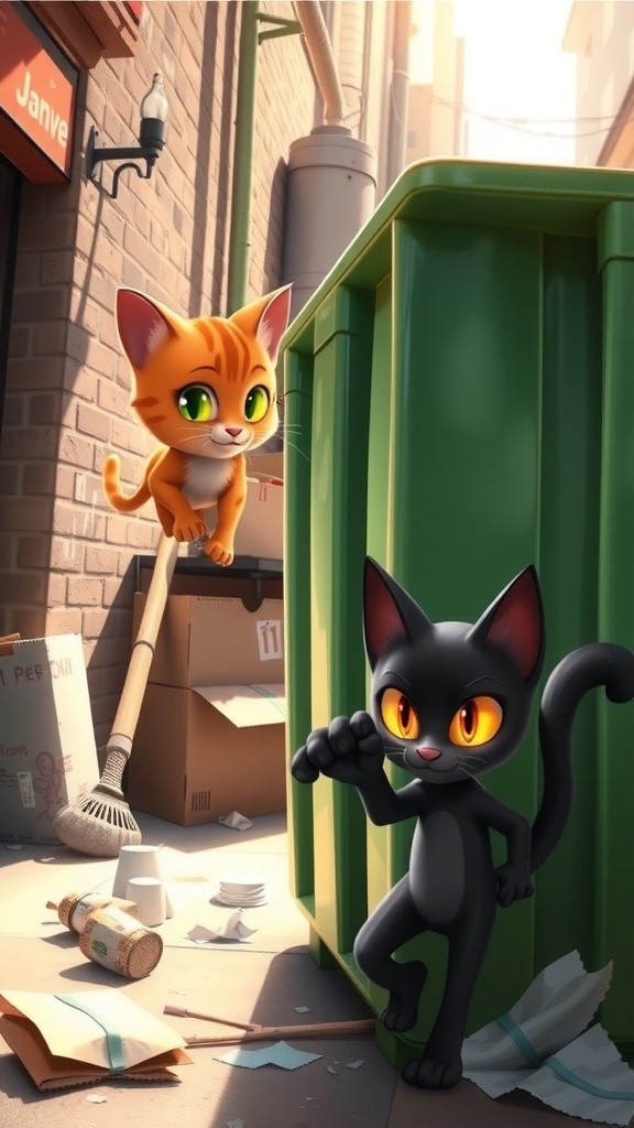 Dreams and Dread: Big Cat and Small Cat's Adventures