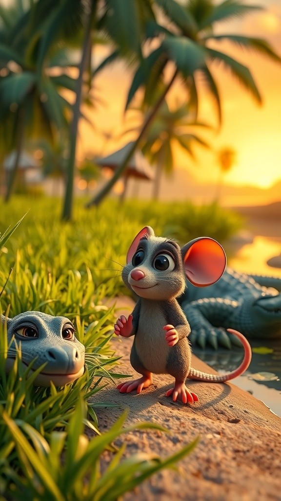 Kancil dan Buaya: Kecerdikan Mencari Selamat