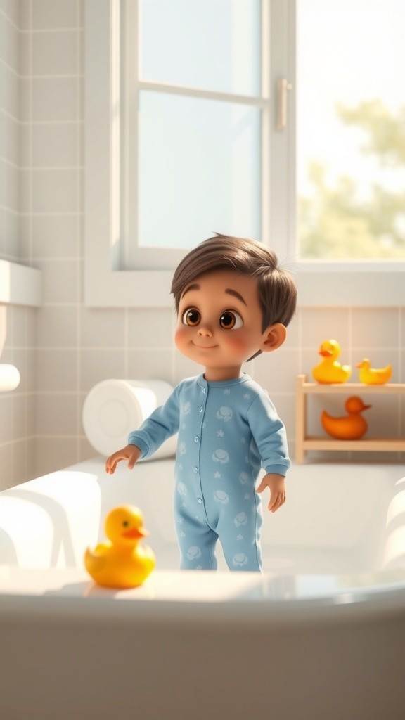 Toddler's First Toothbrush Adventure