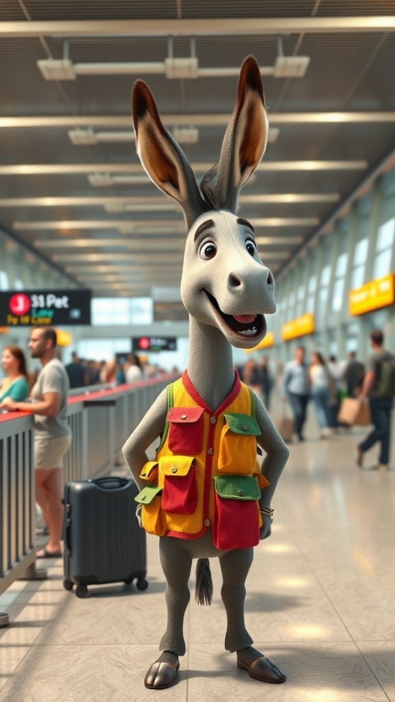 Goofy Donkey's Packing Adventure