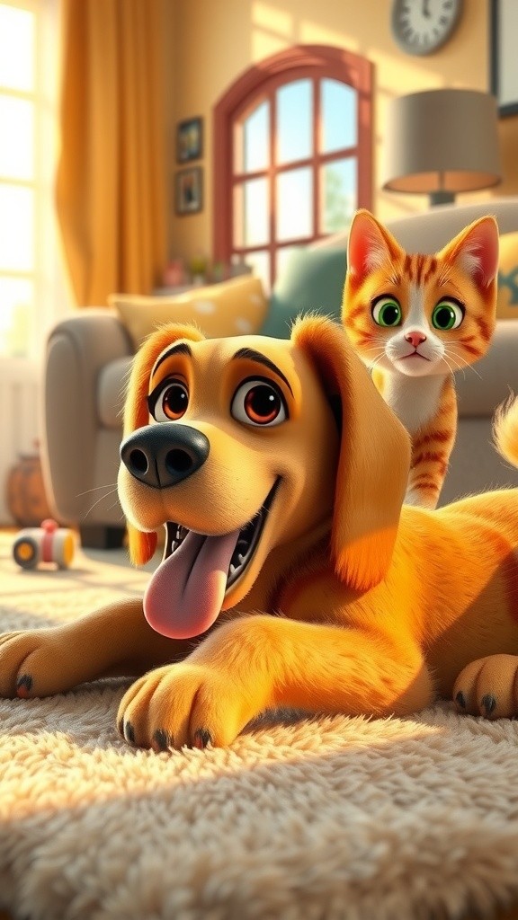 कुत्ता और बिल्ली की दोस्ती