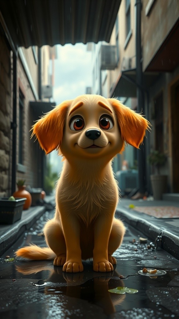 प्यारे पिल्ले की मां के लिए संघर्ष