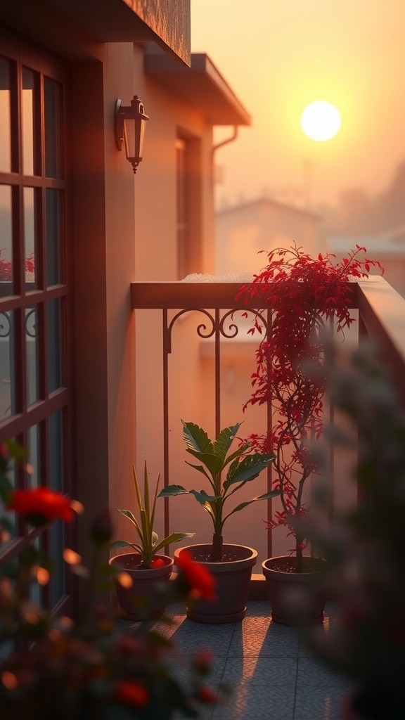 Winter Serenity: Nurturing an Indian Balcony Garden