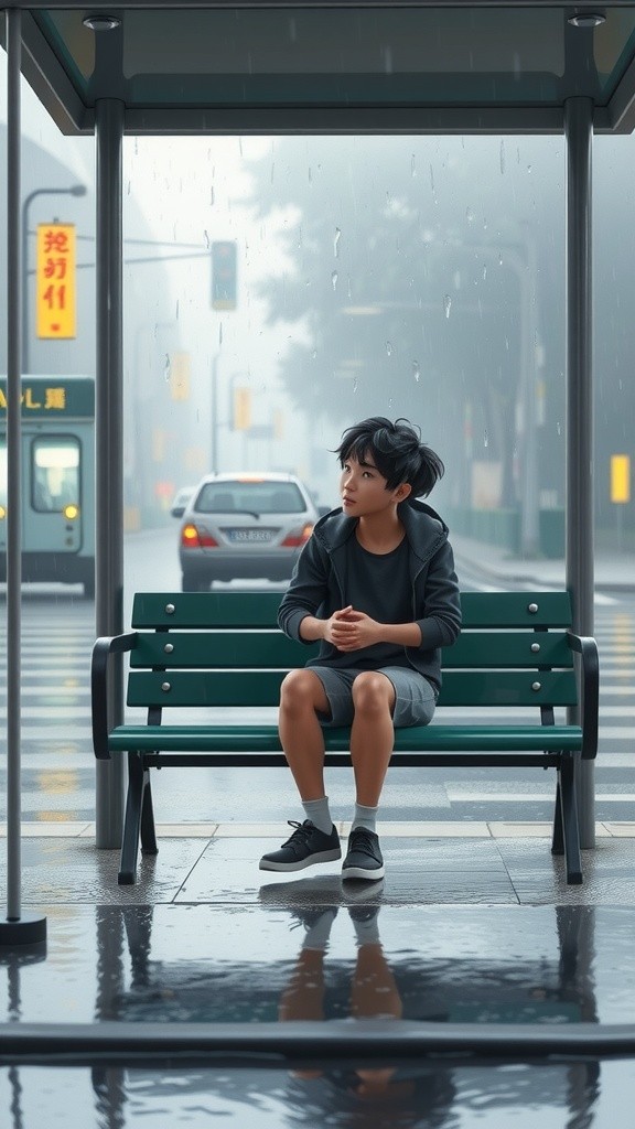 Melangkah di Bawah Hujan