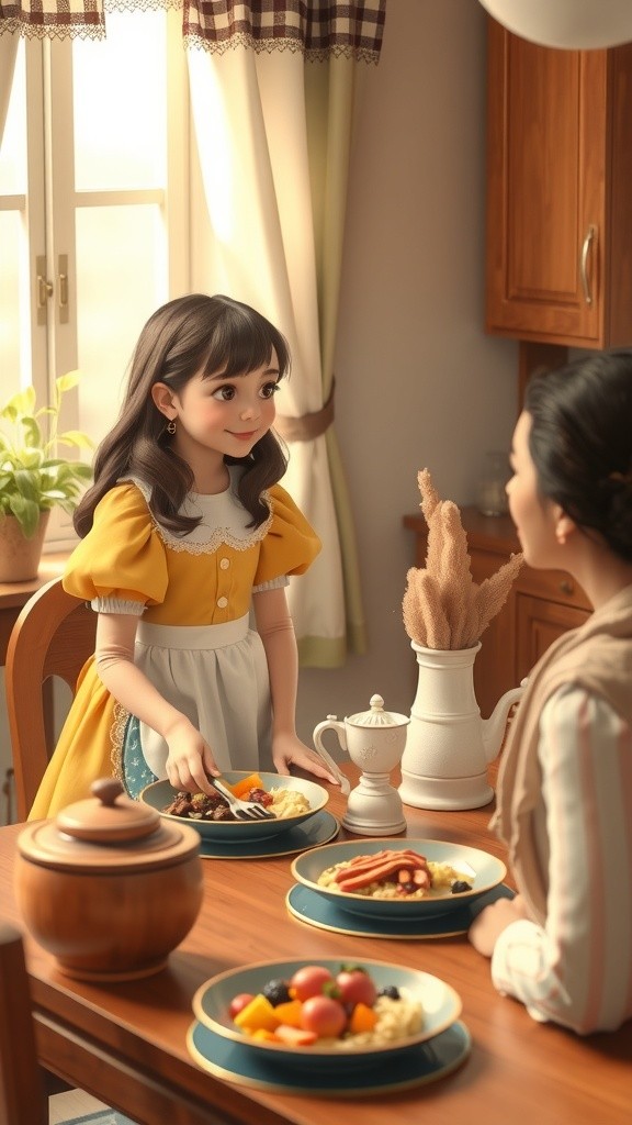 A Heartwarming Dinner Moment