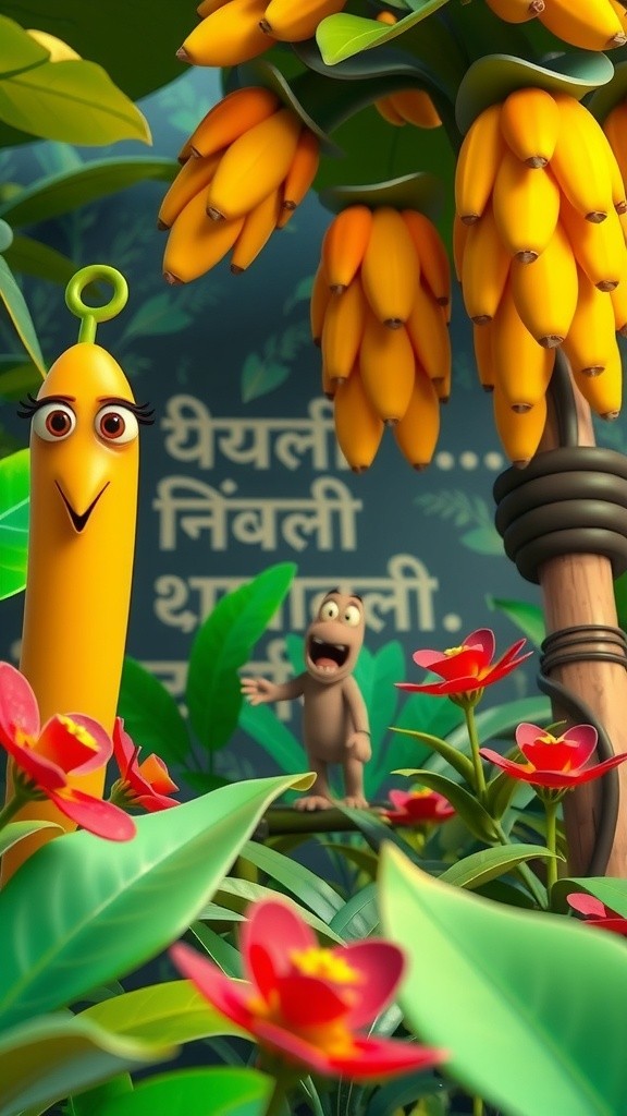 मिकू और उसका केला का पेड़