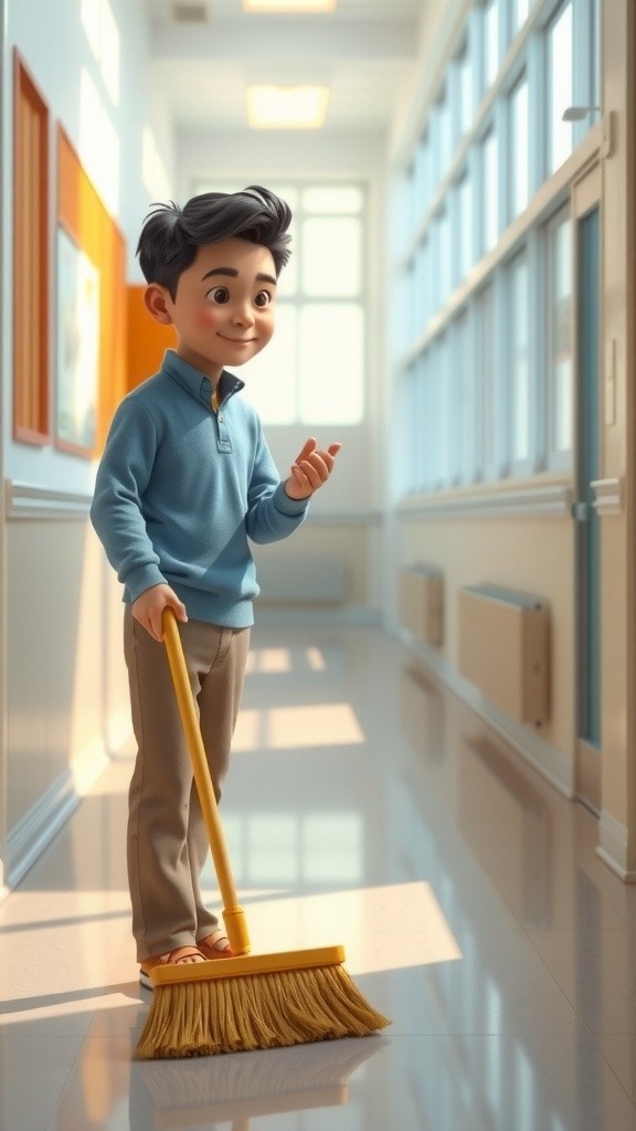 Cinta dan Tanggung Jawab dalam Membersihkan Sekolah