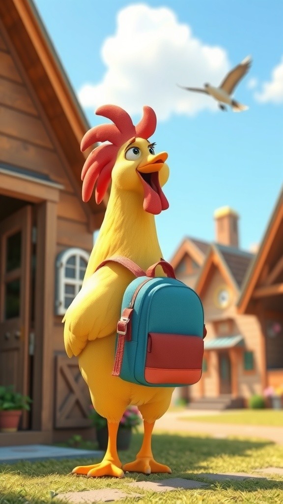 Ayam Jenius di Sekolah