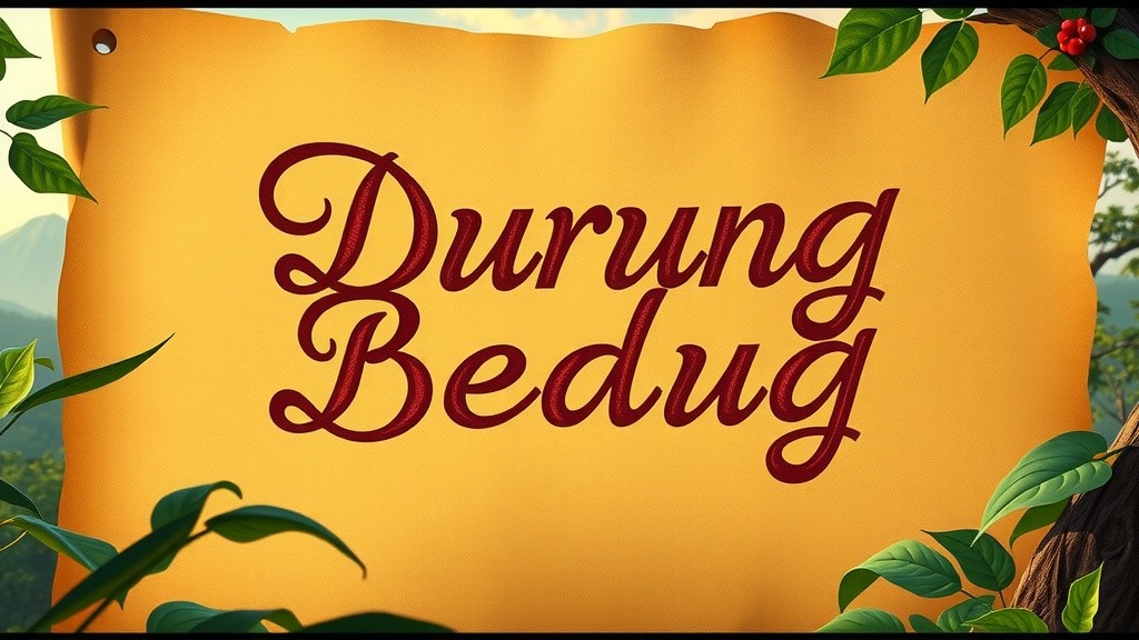 Asal-usul Nama Desa Durung Bedug