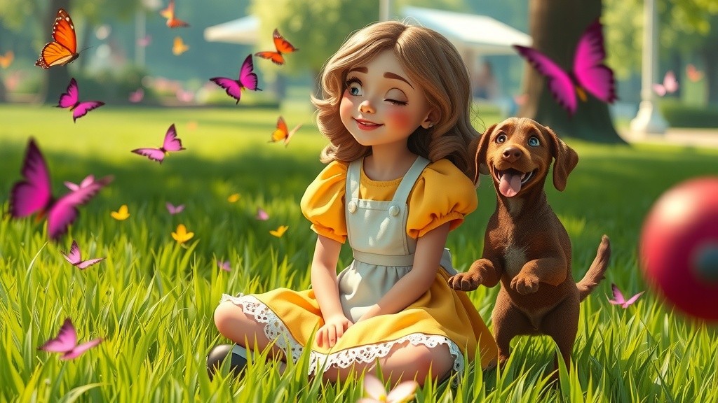 A Day of Play with Cloud and Lilly