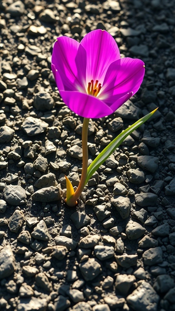 Keajaiban Bunga di Tengah Aspal