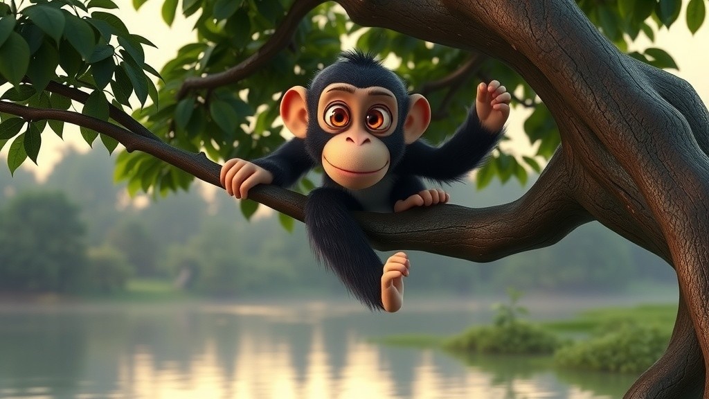 The Clever Monkey and the Foolish Crocodile