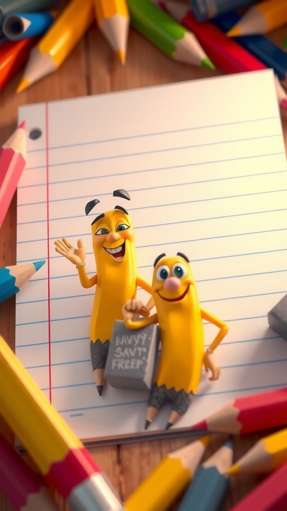 The Pencil and the Eraser's Friendship