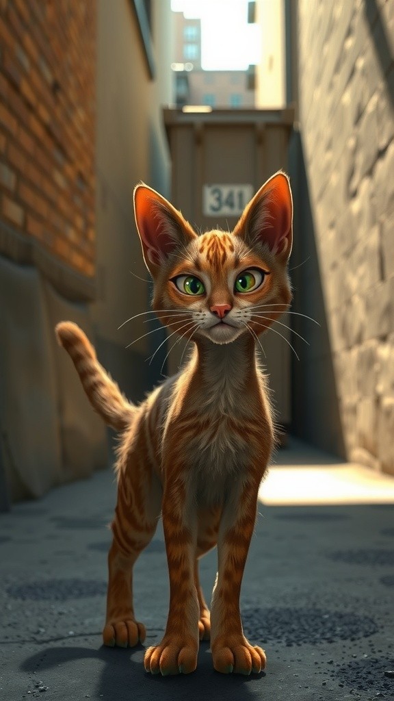 Misery Cat: The Struggles of a Brown Tabby