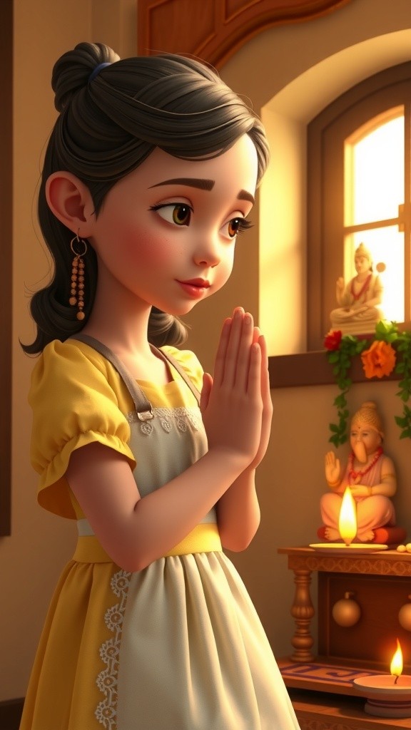 A Little Girl's Faith in Hanuman Ji