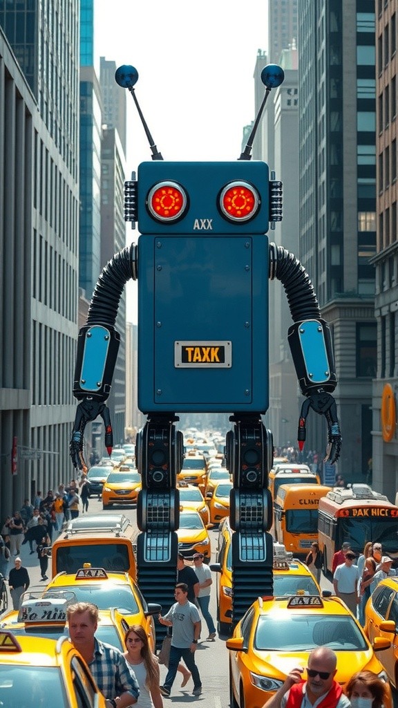 Giant Robot Rampage in NYC