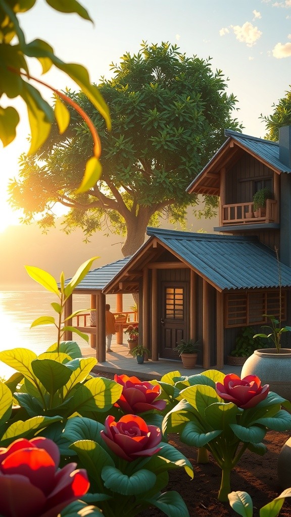 Kesibukan Dadang di Kebun Sayuran