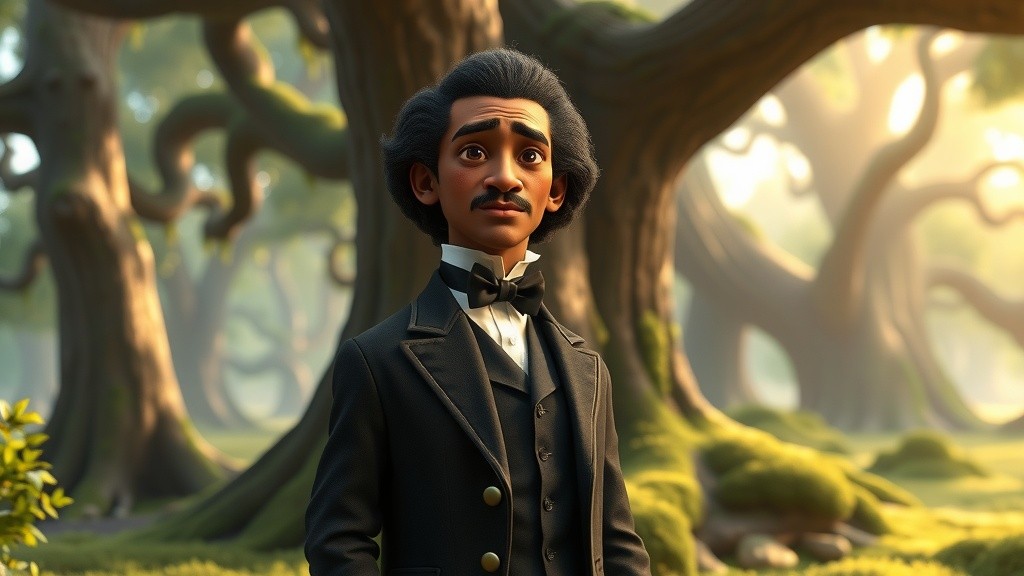 A Man Climbing a Tree