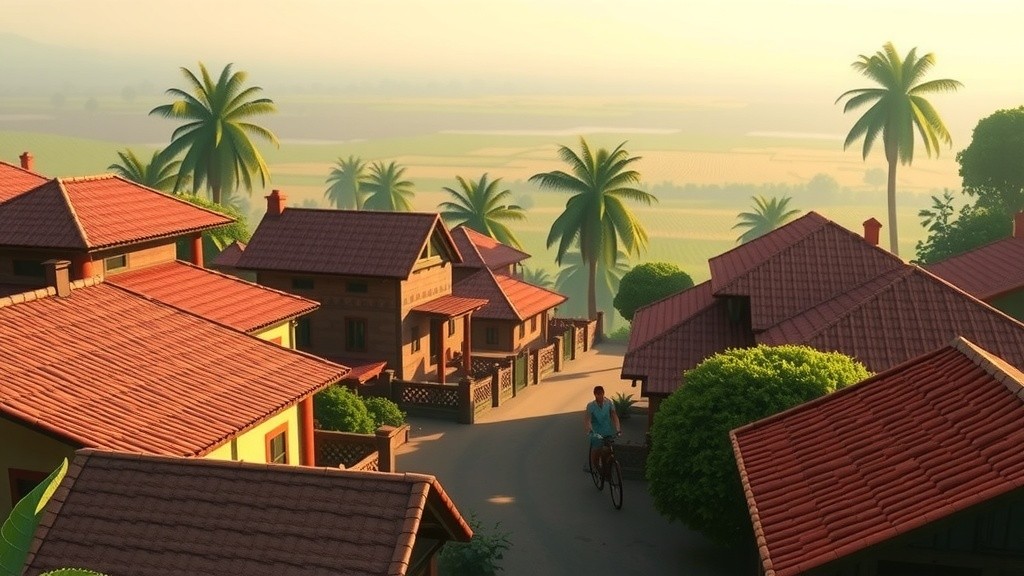 The Peaceful Simplicity of Village Life