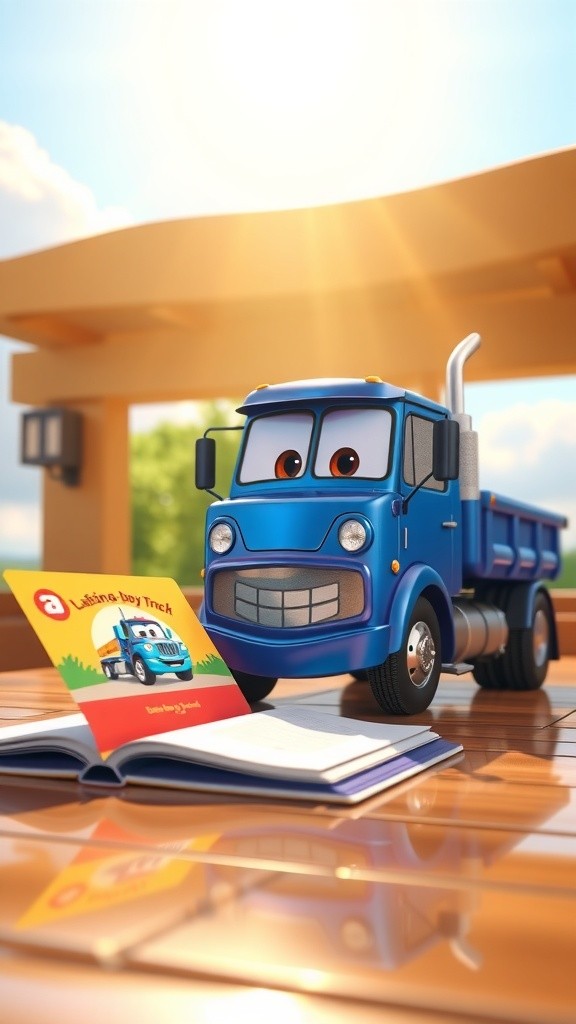 Barnaby the Brave Little Blue Truck