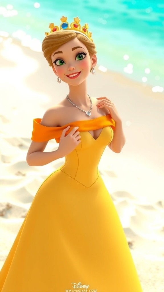 Barbie Girl with Umbrella on the Beach (copy)