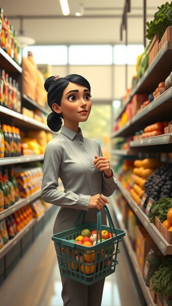 Checkout Chaos: A Shopper's Tactical Maneuver
