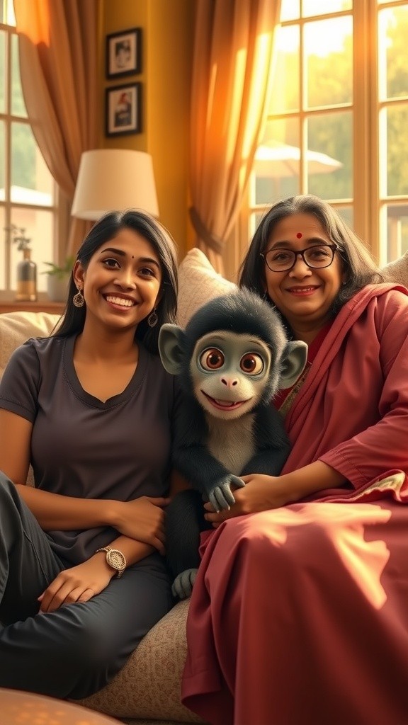 चिमकी, बंदर और दादी का बर्फ का घर