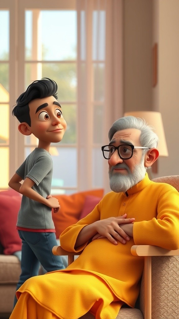 ایان کی محبت اور بابا کی خوشی