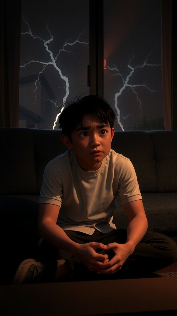 Kejadian Seram di Malam Gelap