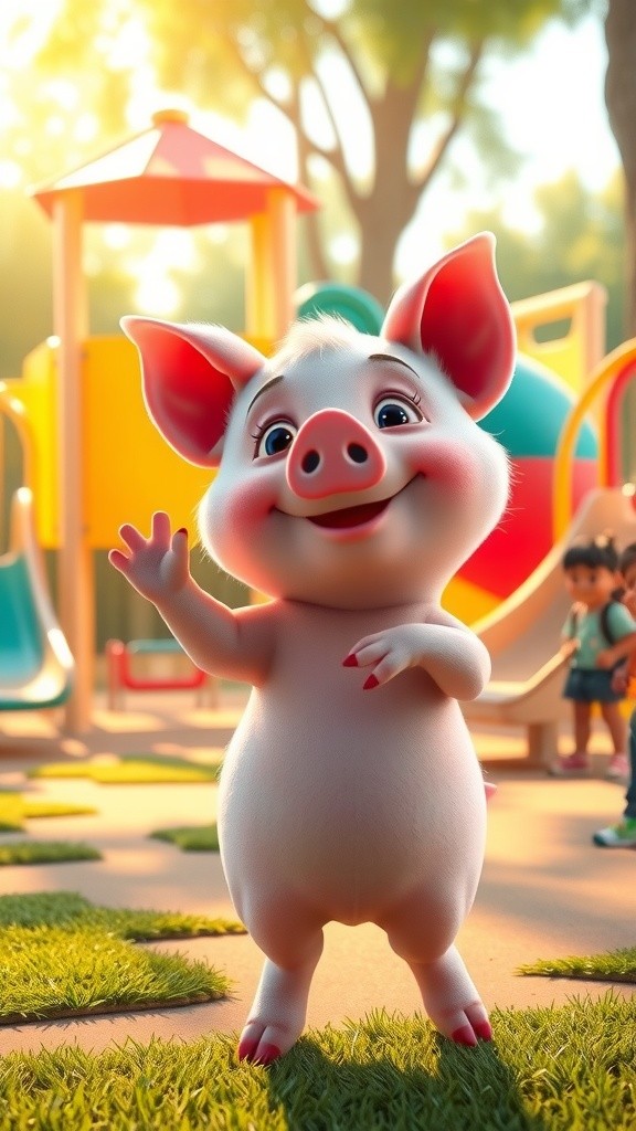 சிறிய வண்ணக் காகங்கள் Playgroundல்