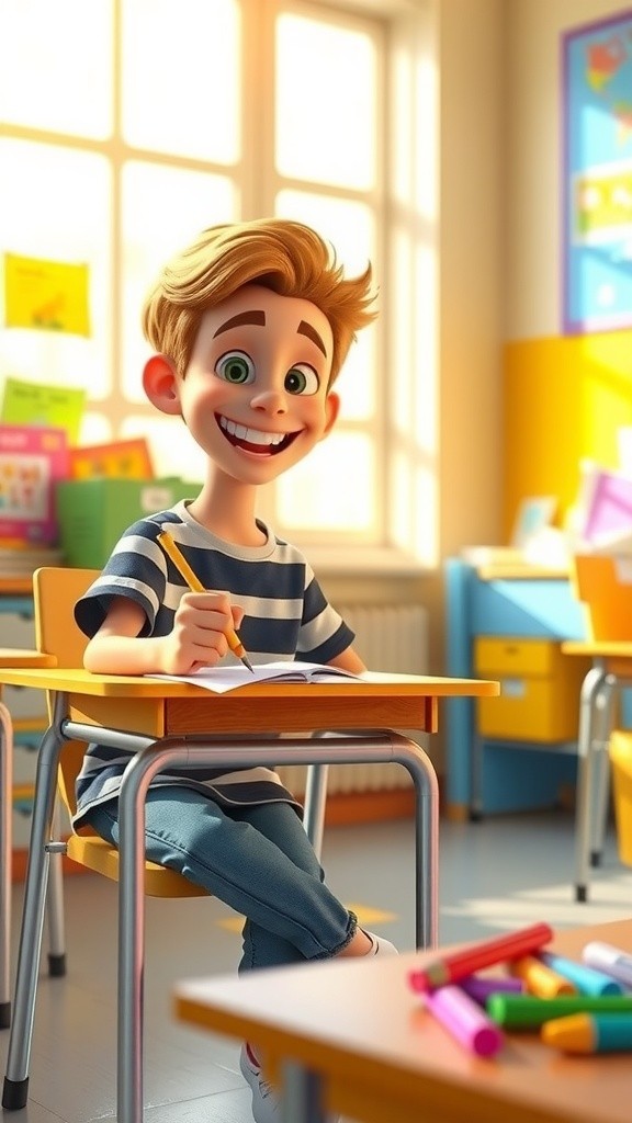 Cute Boy's Fun Animated Adventure