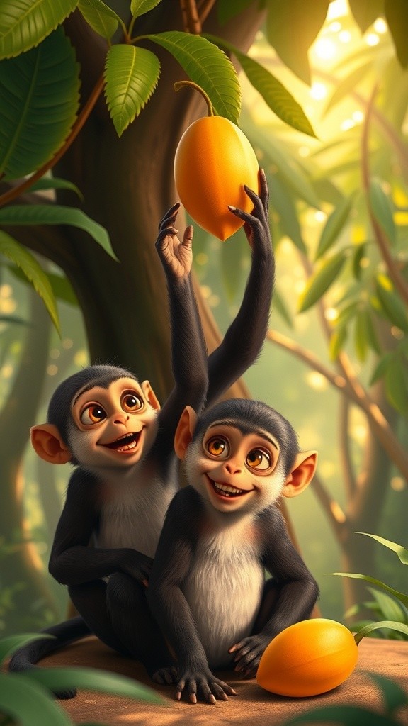 The Three Little Monkeys' Wisdom