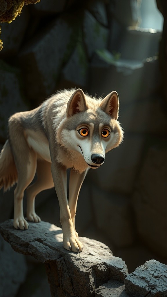 خداع الثعلب للذئب