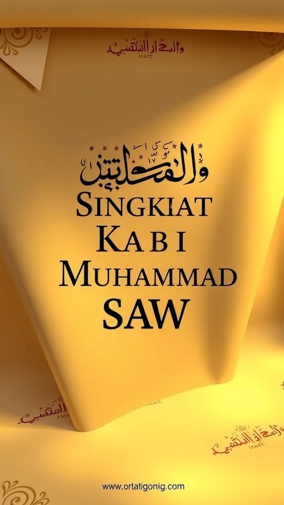 Kisah Singkat Nabi Muhammad SAW