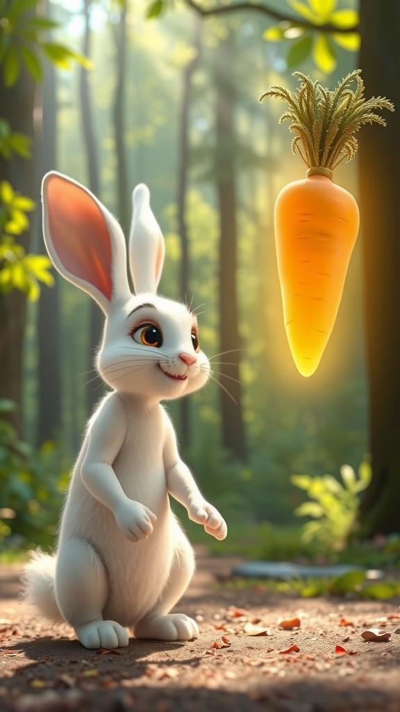 चीकू खरगोश और जादुई गाजर