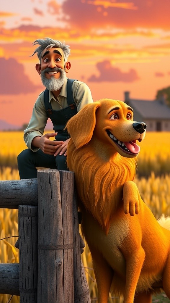 किसान और वफादार कुत्ता 'शेरू' (copy)