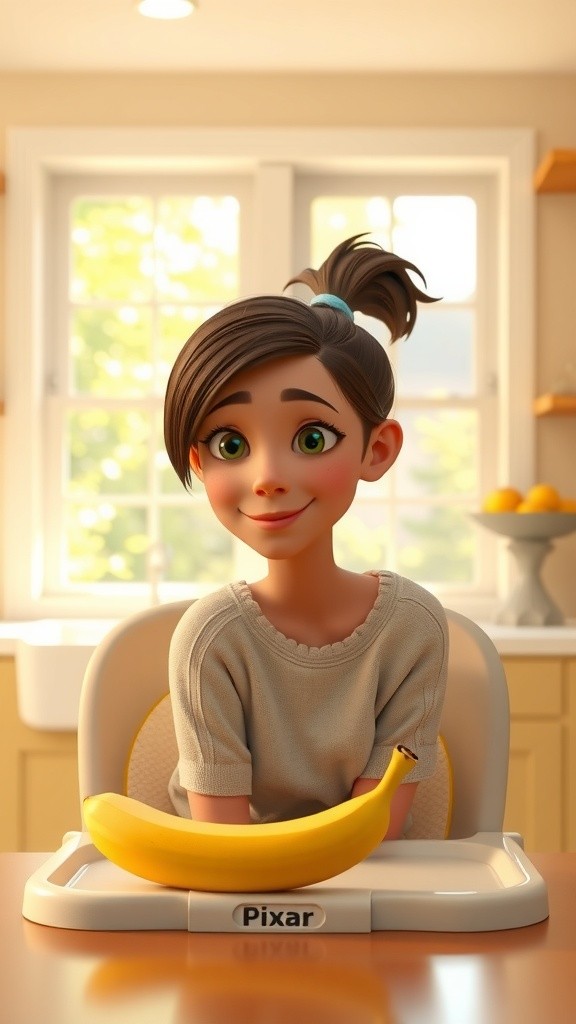 Baby Mia's Joyful Banana Adventure