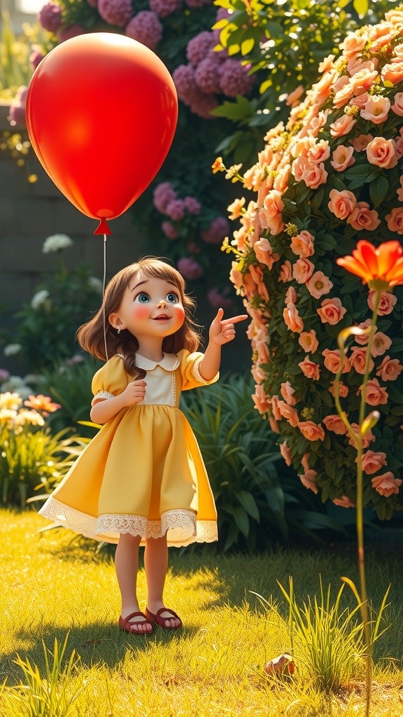 Balon Merah dan Petualangan Ajaib Rara