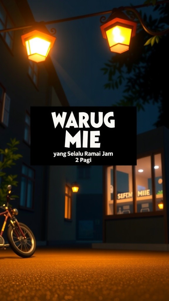 Warung Mie Malam Ramai Hantu