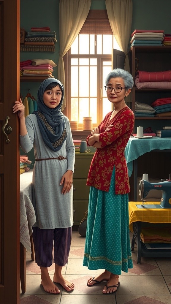 The Escape from the Sewing Room