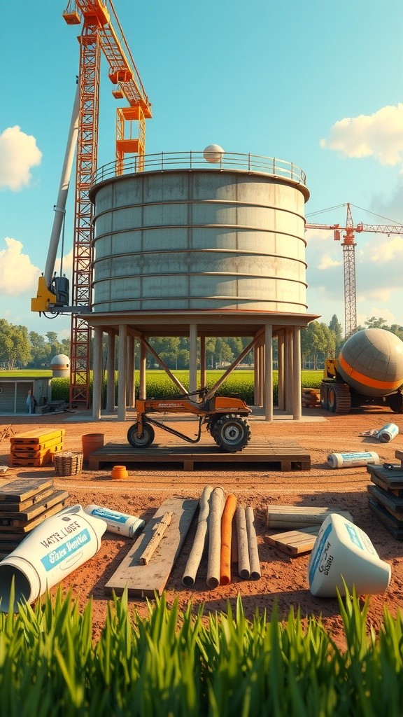 गाँव का पानी टैंक