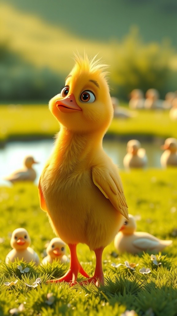 Kiki dan Bebek Bermain Bola